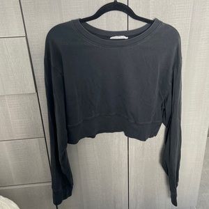 Double zero black cropped